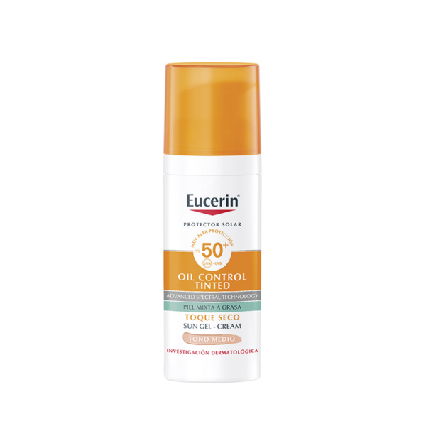 Sun Toque Seco Color Tono Medio Spf 50+ X 50Ml Eucerin