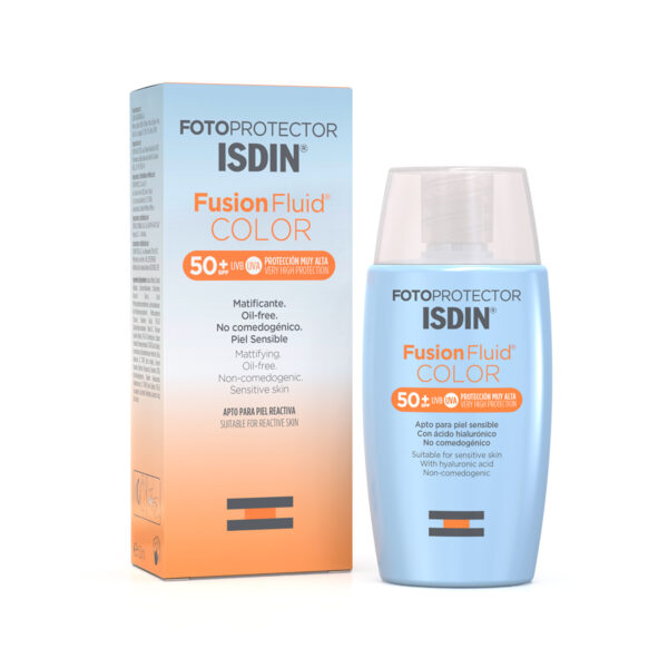 Fotoprotector Fusion Fluid Color Spf 50+ X 50 Ml Isdin