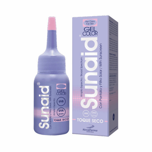 Sunaid Gel Color Piel Clara X 30 Gr Novaderma
