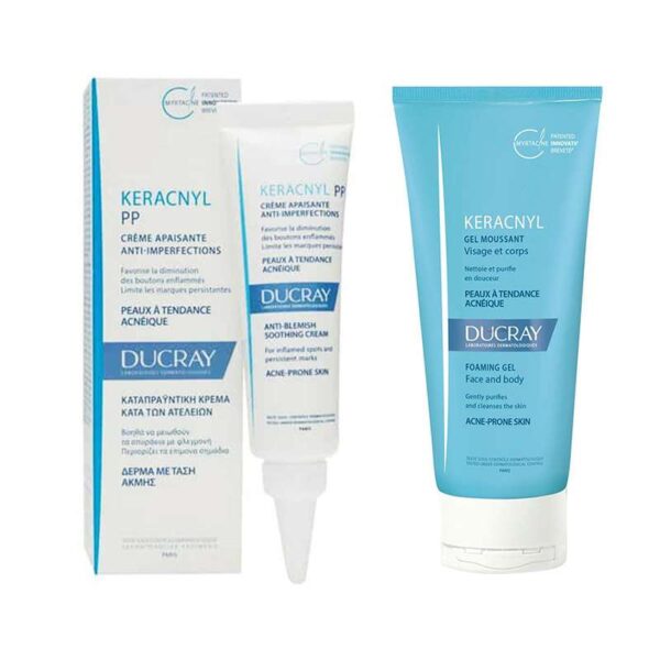 Kit Keracnyl Pp X 30 Gratis Keracnyl Gel Limpiador Ducray