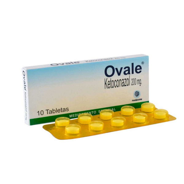 Ovale 200Mg (Ketoconazol) X 10 Tabletas Pharmaderm