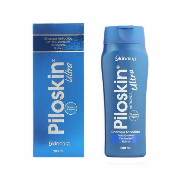 Piloskin Ultra Anticaida X 280 Ml (Azul ) Skindrug