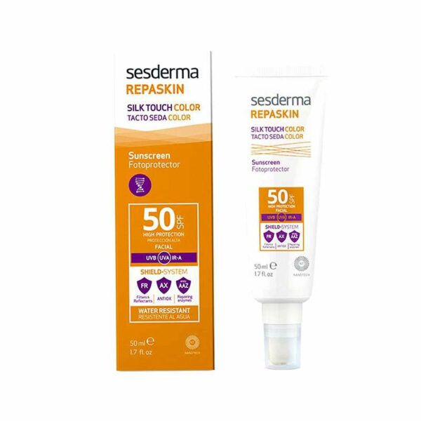 Repaskin Color Tacto Seda Spf 50 X 50 Ml 