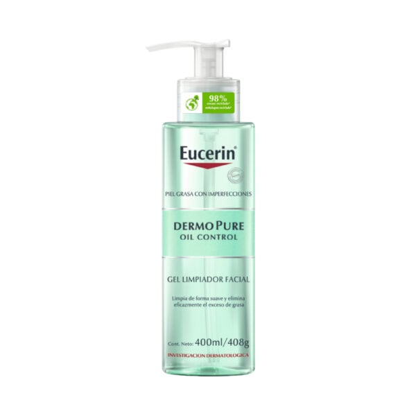 Dermopure Oil Control  Gel Limpiador  Facial X 400 Ml Eucerin