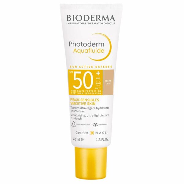 Photoderm Aquafluido Spf50+ Tono Claro Light X 40Ml Bioderma