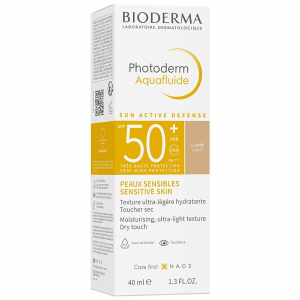 Photoderm Aquafluido Spf50+ Tono Claro Light X 40Ml Bioderma - Imagen 4