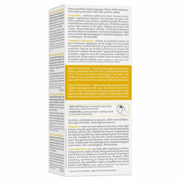Photoderm Nude Touch Very Ligth Tinte Spf 50+ X 40 Ml Bioderma - Imagen 2
