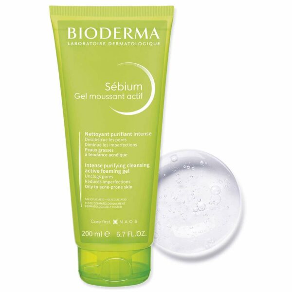 Sebium Actif  Gel Moussant X 200 Ml Bioderma - Imagen 2