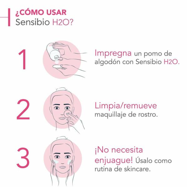 Sensibio H2O X 500 Ml Bioderma - Imagen 4