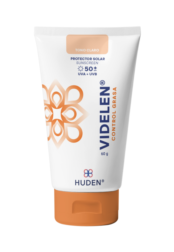 Videlen Control Grasa Tono Claro Spf 50+ X 60  Gr Huden 
