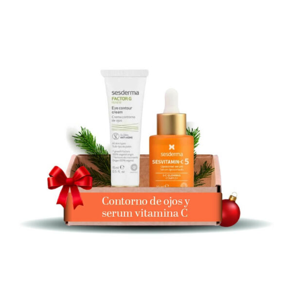 Kit Ses Vitamin C 5 Vitaminas Serum X 30Ml Gratis Factor G Contorno De Ojos X 15Ml
