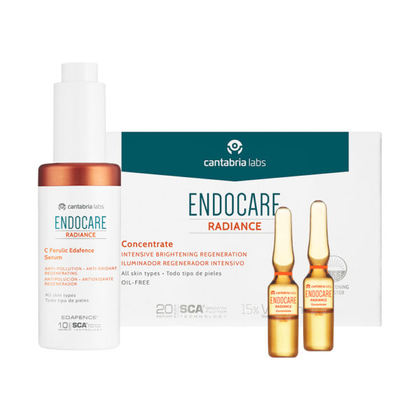 Kit Endocare Radiance C Ferulic Serum X 30Ml Gratis Endocare Radiance Concentrate X 14 Ampollas 