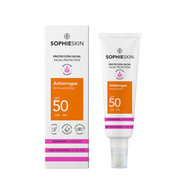 Sophieskin Solar Facial Antiarrugas SPF50+ X50 Ml 
